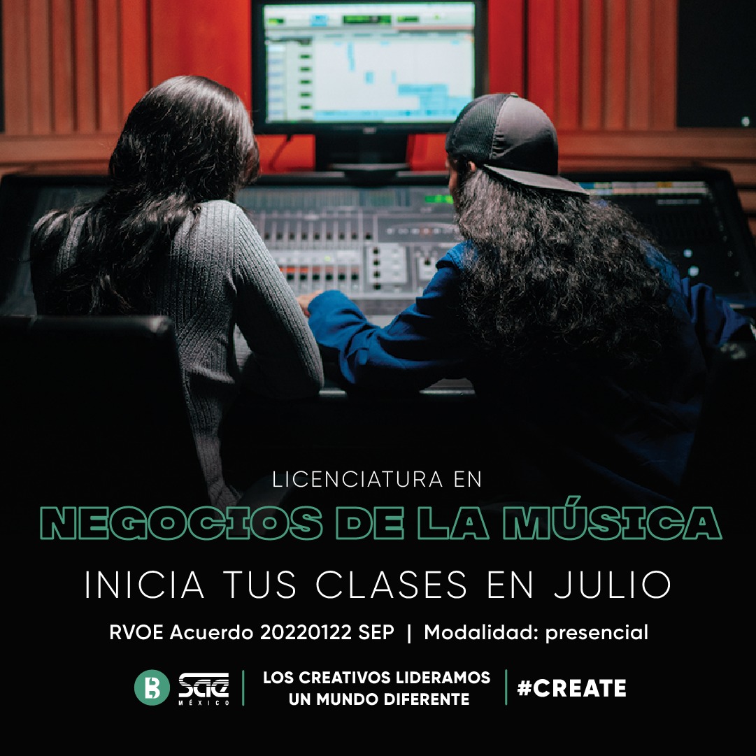 Negocios de la Música | Licenciatura | SAE México